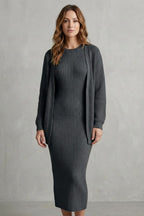 Adriana Ribbed Knit Midi Dress Set_28