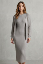 Adriana Ribbed Knit Midi Dress Set_30