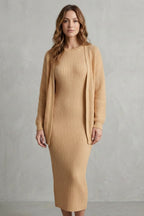 Adriana Ribbed Knit Midi Dress Set_32