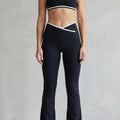 Belen Contrast Trim Flare Activewear Set_1