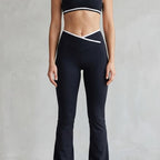 Belen Contrast Trim Flare Activewear Set_1