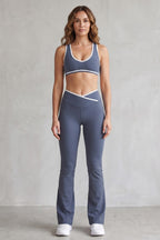 Belen Contrast Trim Flare Activewear Set_6