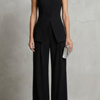 Candela Sleeveless Wide Leg Trouser Set_1