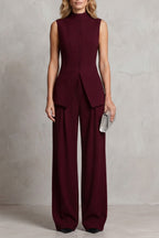 Candela Sleeveless Wide Leg Trouser Set_11