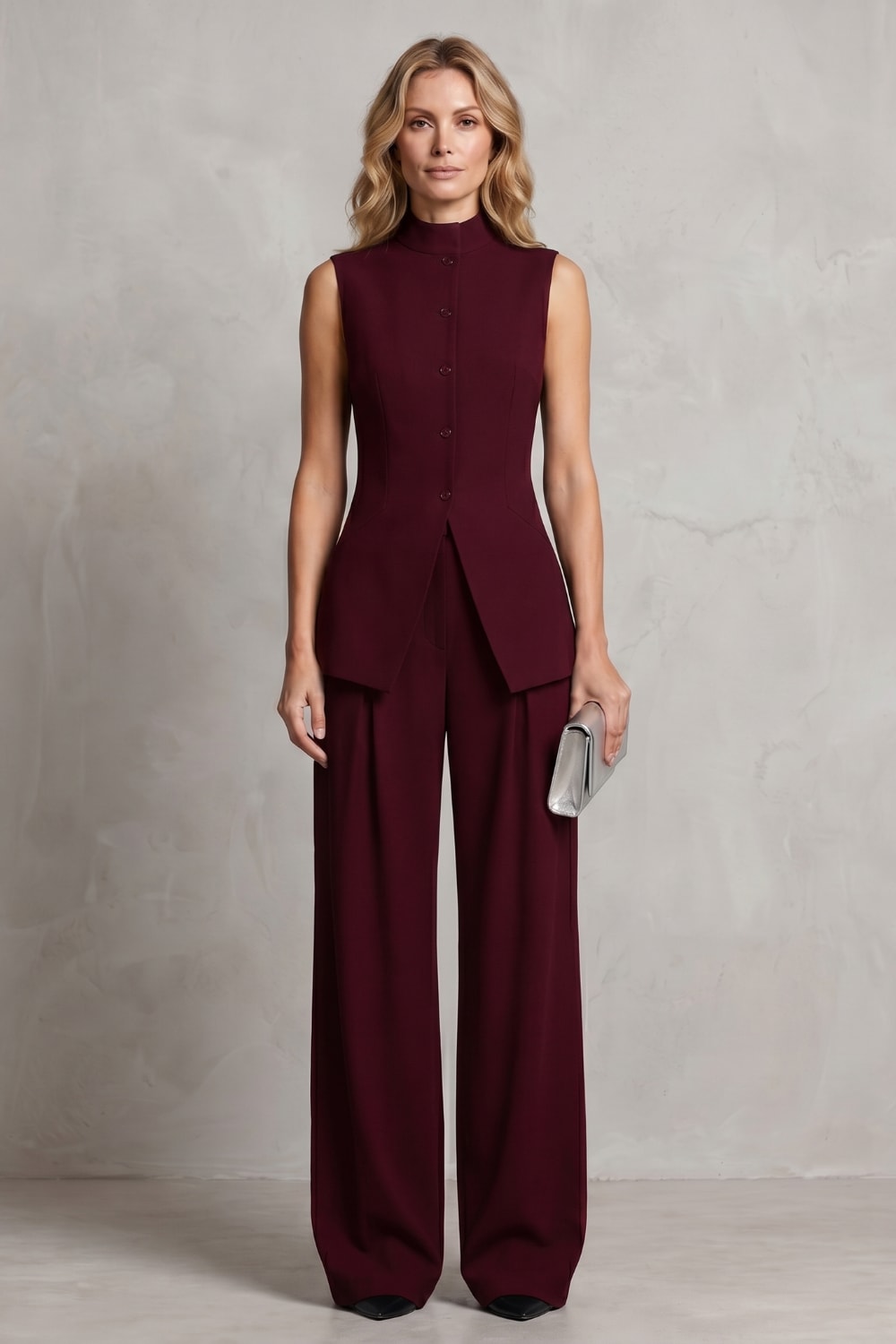 Candela Sleeveless Wide Leg Trouser Set_12