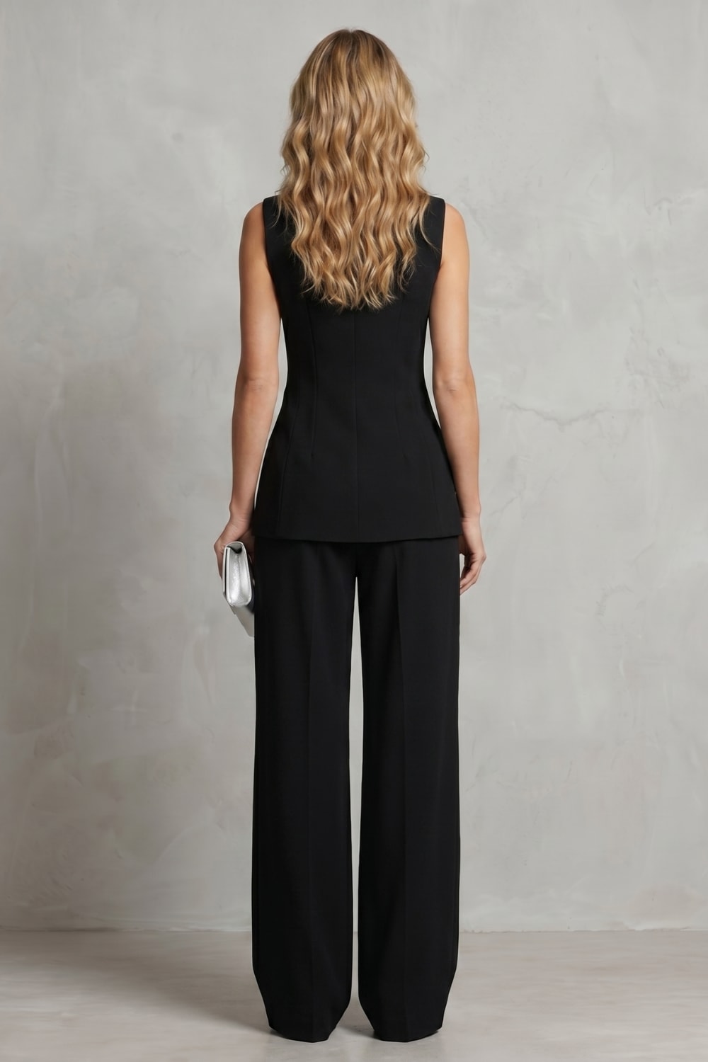 Candela Sleeveless Wide Leg Trouser Set_4