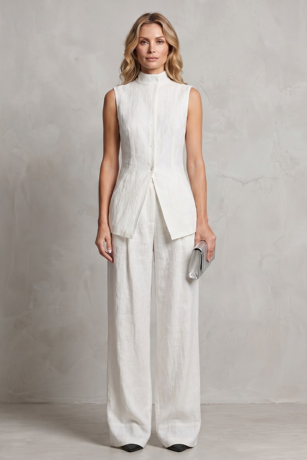 Candela Sleeveless Wide Leg Trouser Set_6