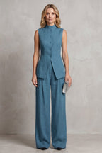 Candela Sleeveless Wide Leg Trouser Set_8