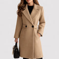 Anke Notched Lapel Longline Coat_1