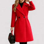 Anke Notched Lapel Longline Coat_6