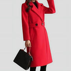 Anke Notched Lapel Longline Coat_7