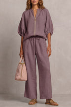 Jimena Zip Front Wide Leg Trouser Set_13