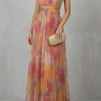 Katja Watercolor Print Maxi Dress_1