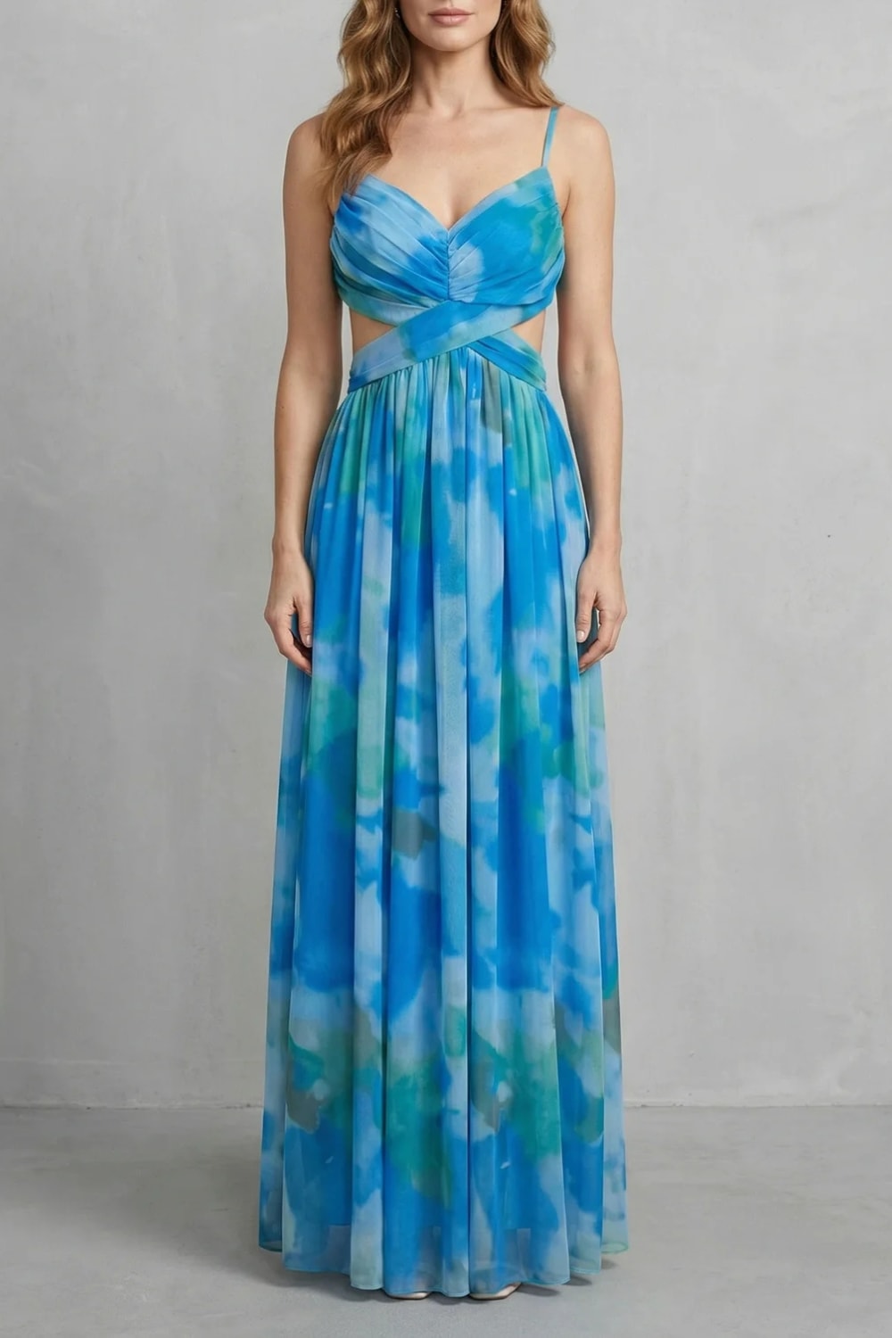Katja Watercolor Print Maxi Dress_7