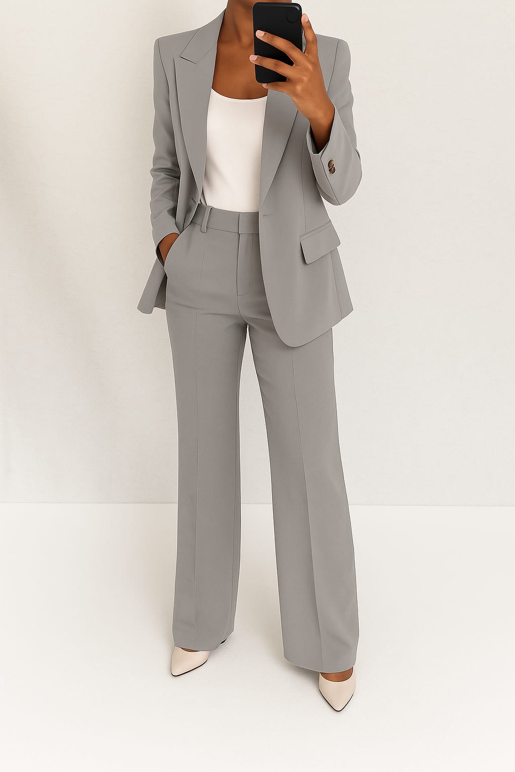 Branka Tailored Two Piece Pant Suit_2