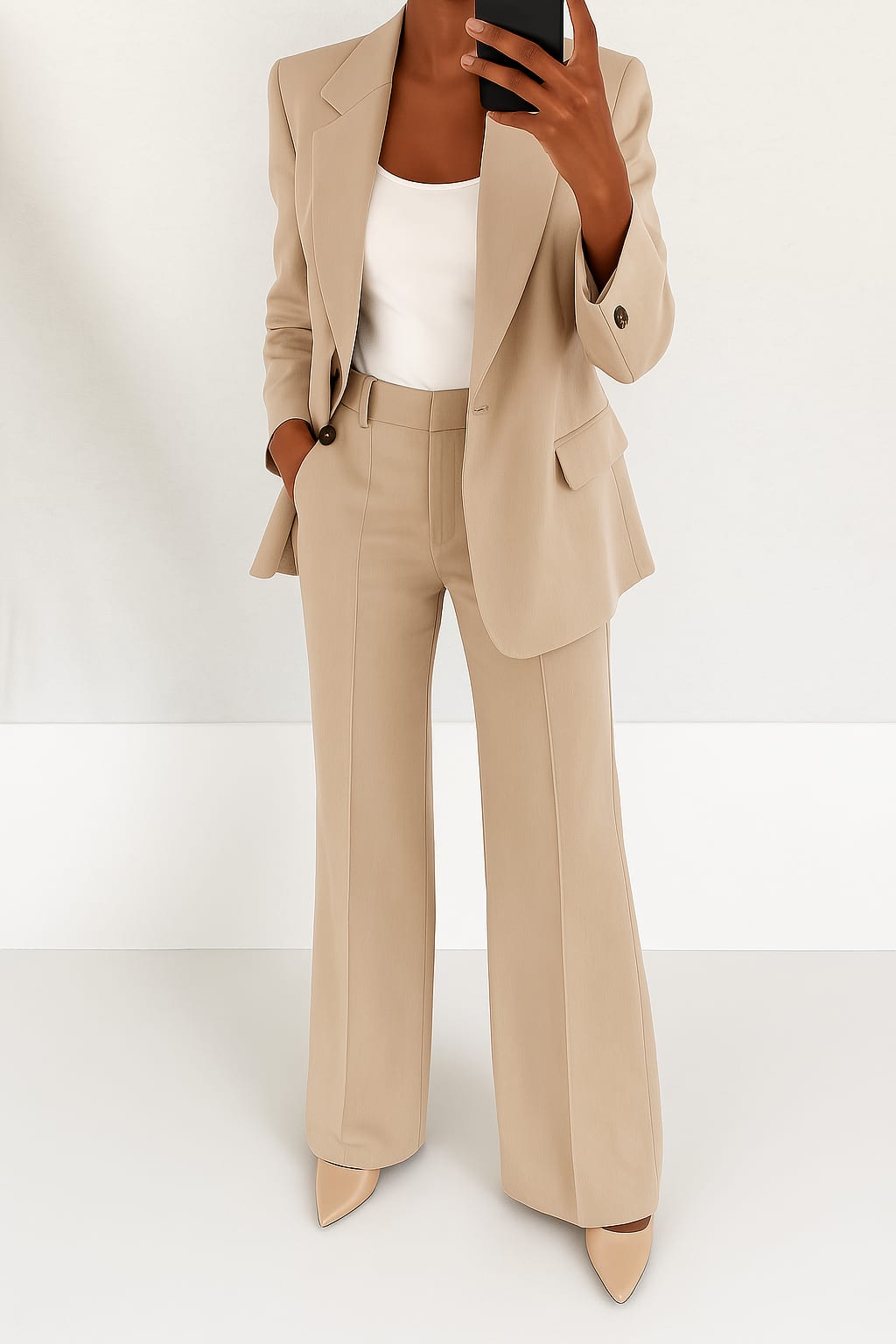 Branka Tailored Two Piece Pant Suit_3