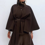 Elena Belted Wool Cape Coat_4