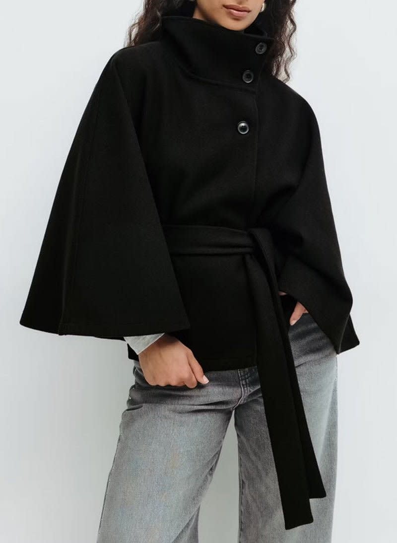 Elena Belted Wool Cape Coat_9