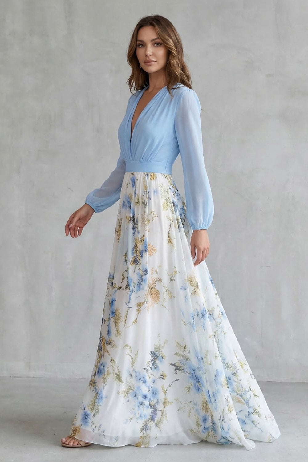 Iris Floral Long Sleeve Maxi Dress_3