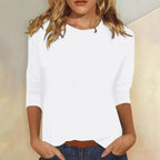 Elvira Crew Neck 3/4 Sleeve Top_2
