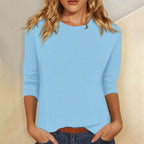 Elvira Crew Neck 3/4 Sleeve Top_3