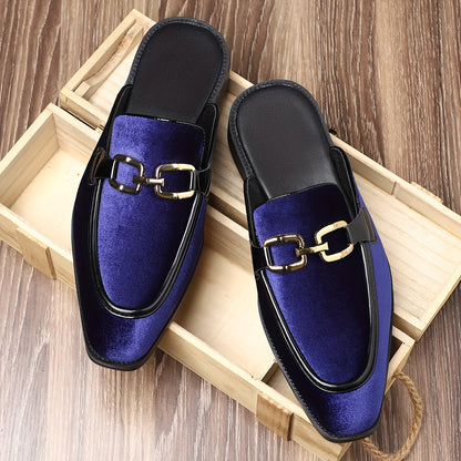 Aston Velvet Slip-Ons