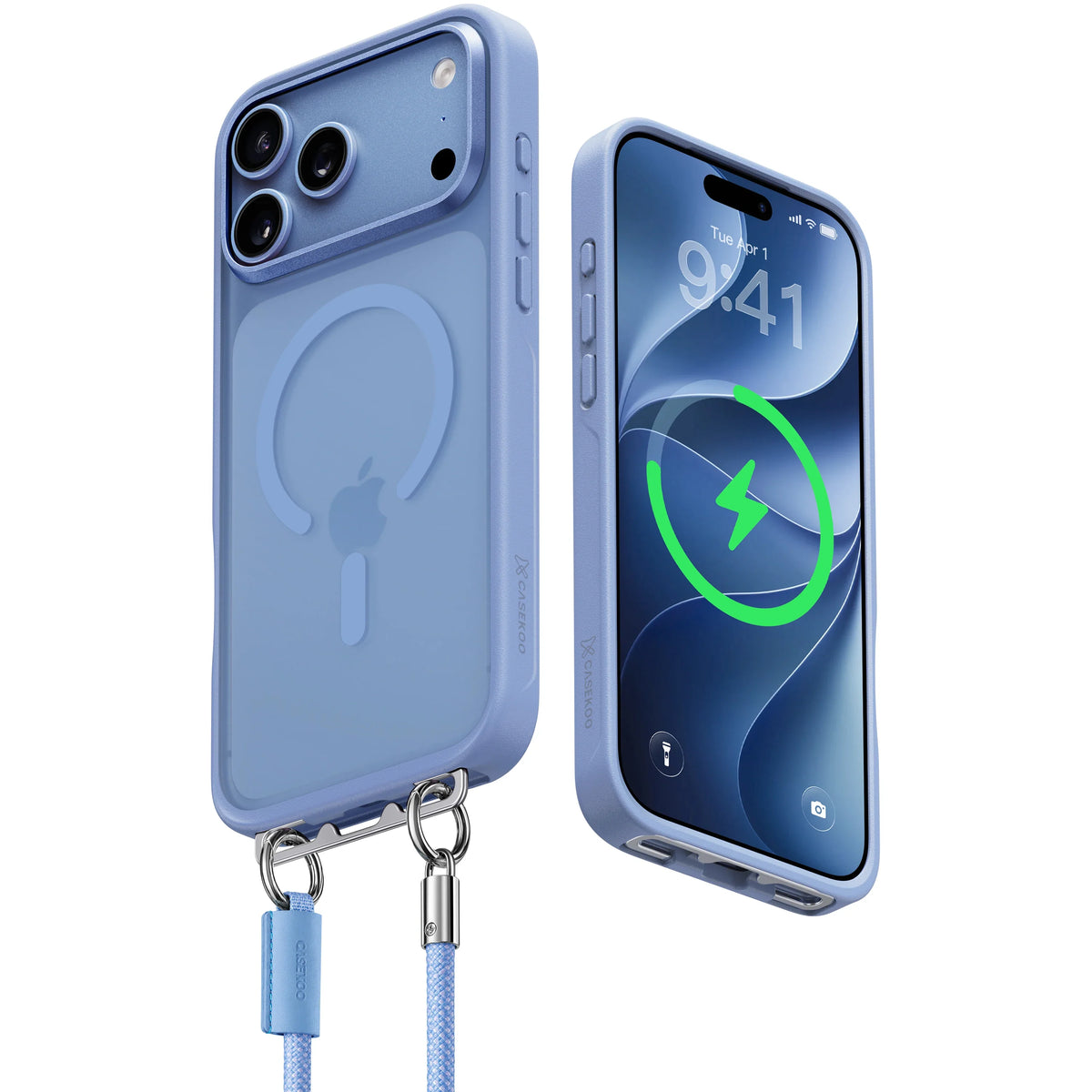 Crossbody MagSafe iPhone Case with Lanyard Strap
