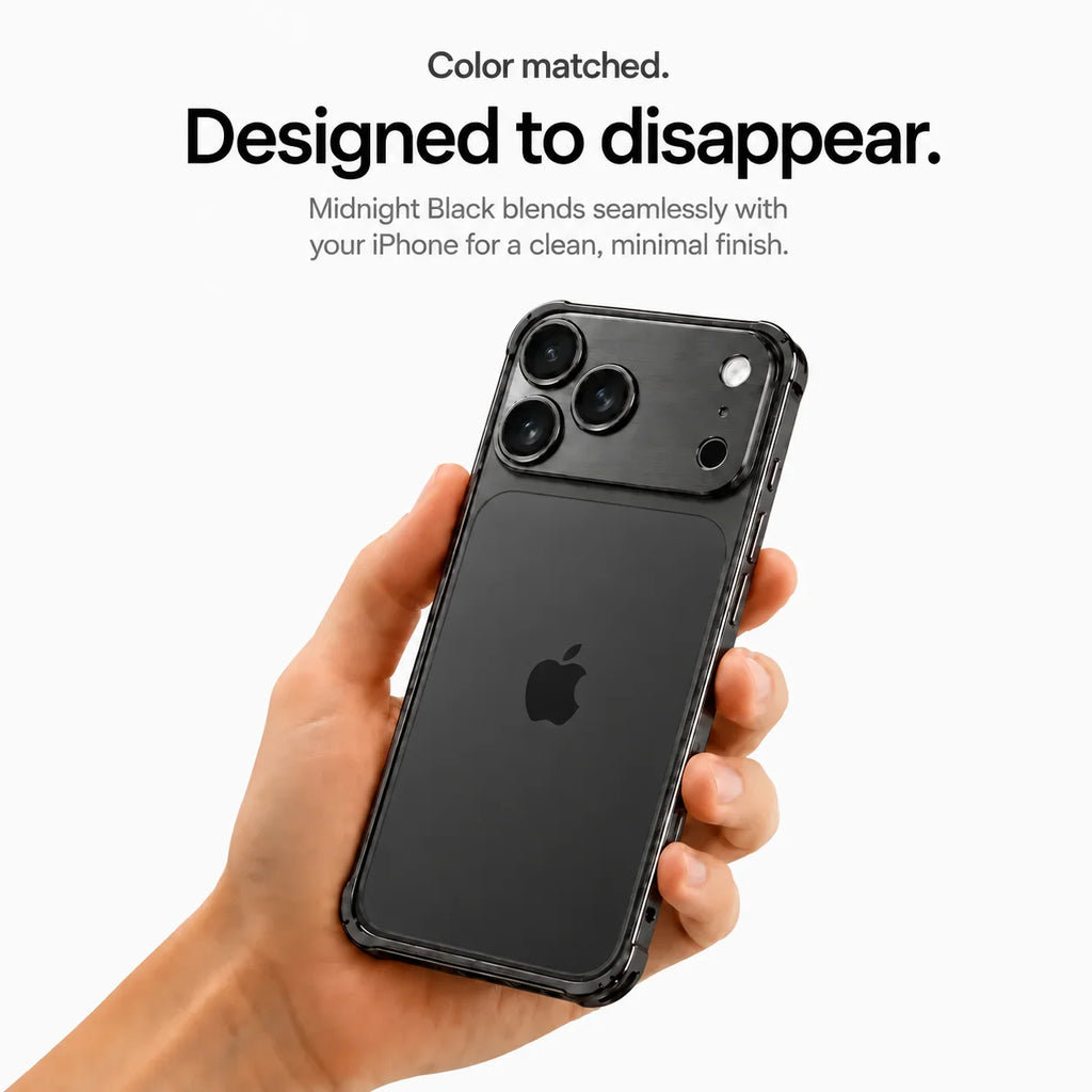 Open Back Phone Case with Corner Bumpers