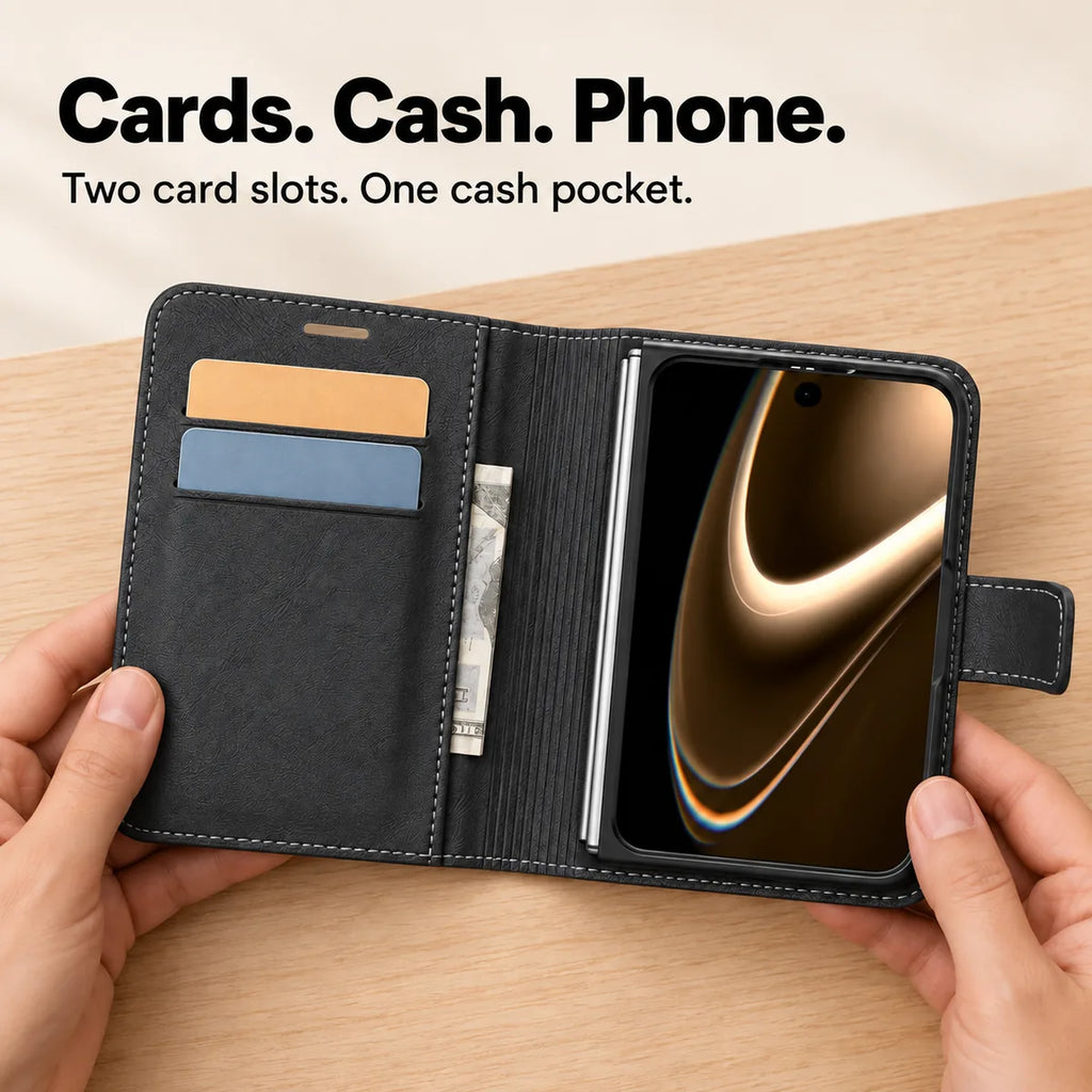 Leather MagSafe iPhone Duo Folio Case