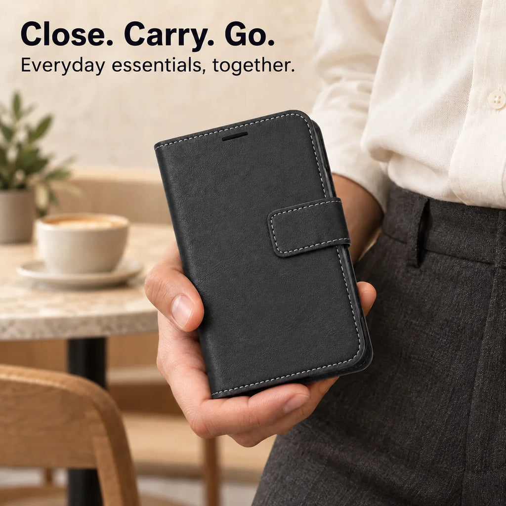 Leather MagSafe iPhone Duo Folio Case