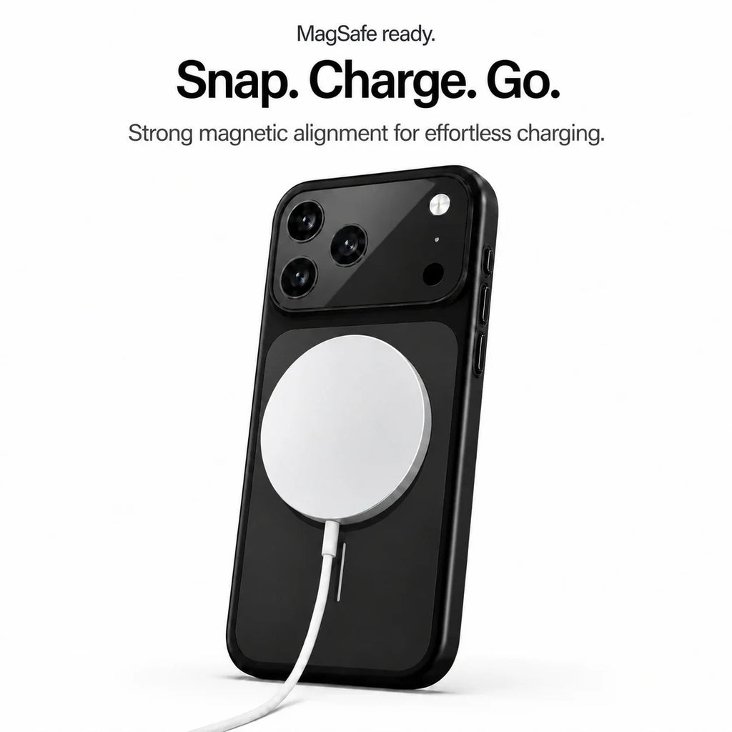 MagSafe Phone Case with Camera Lens Cover