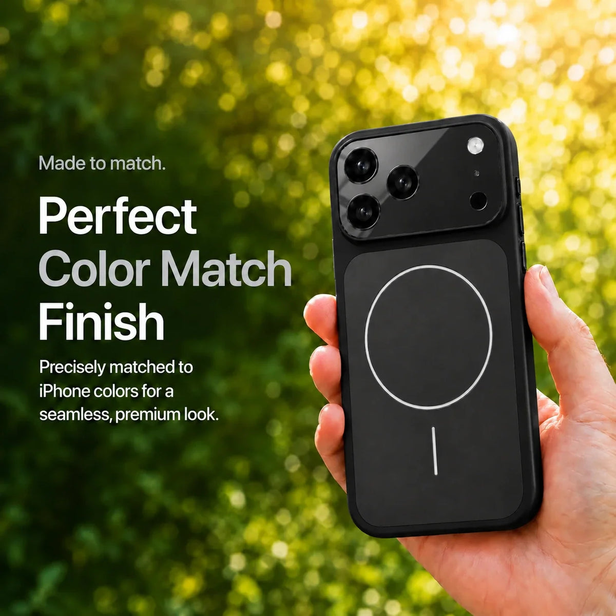 MagSafe Phone Case with Camera Lens Cover