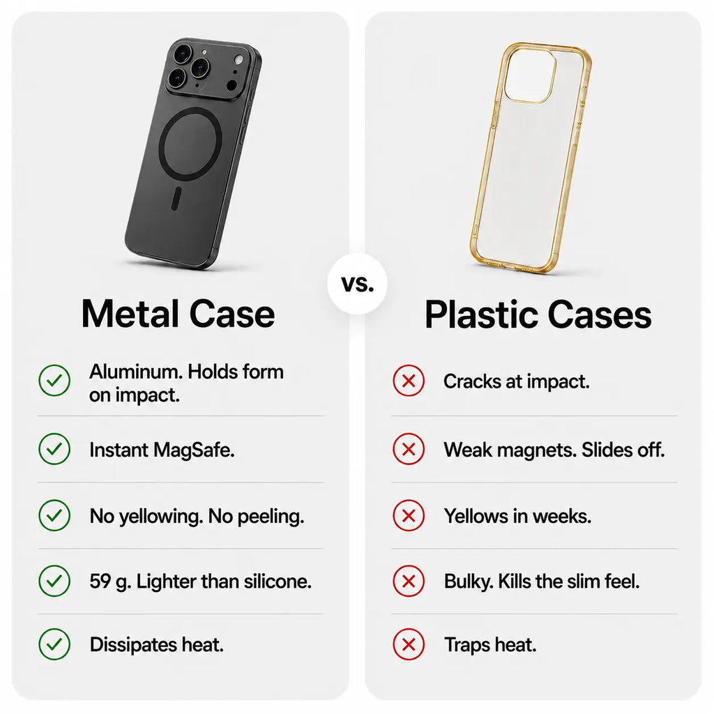Slim Metal MagSafe Phone Case