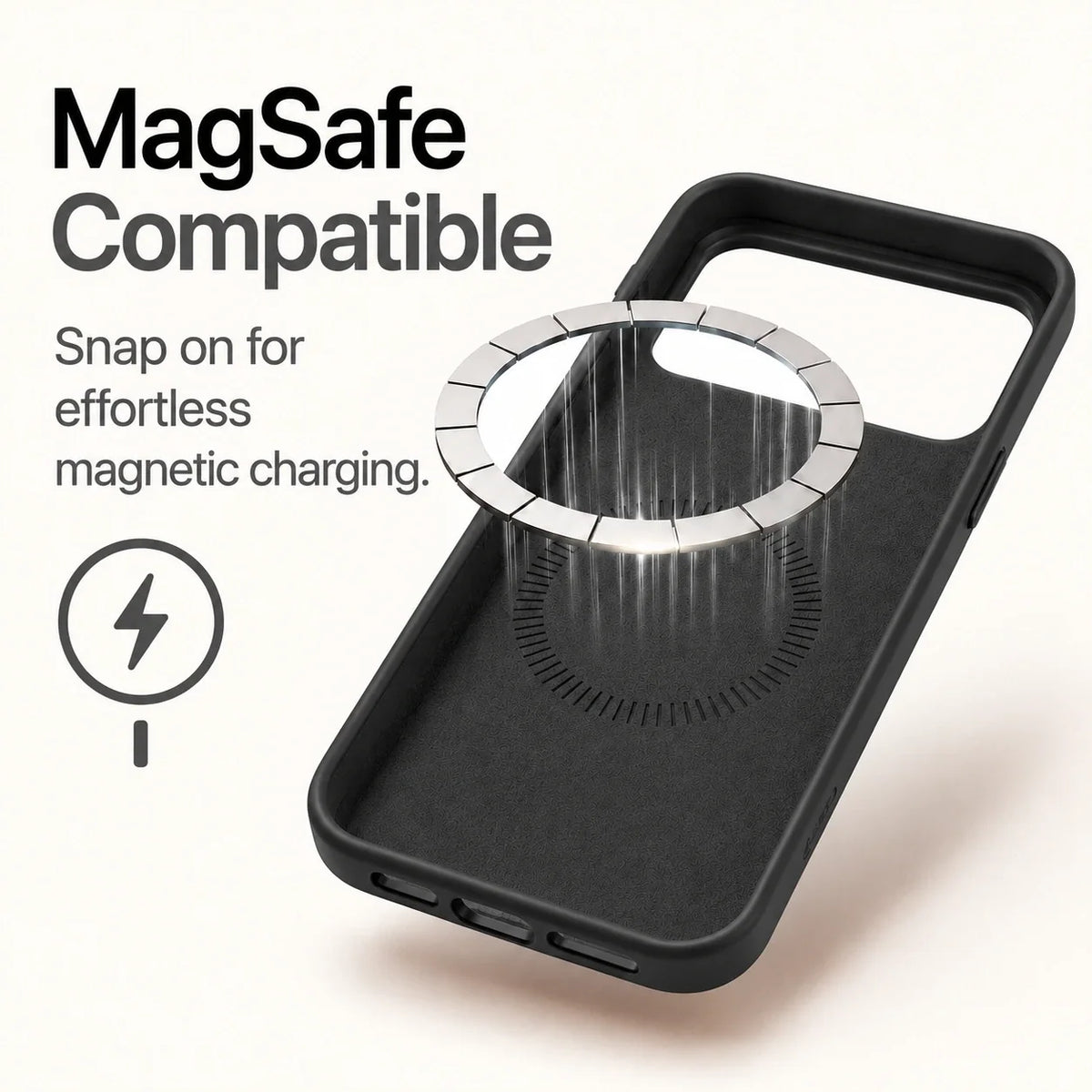 Soft Silicone MagSafe Phone Case
