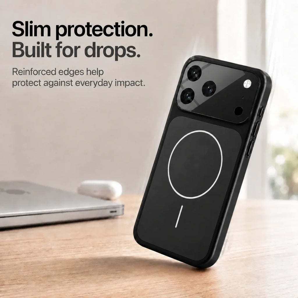 MagSafe Phone Case with Camera Lens Cover