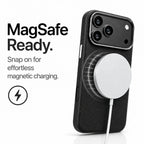 Leather iPhone Case with Metal Lens Frame
