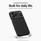 Leather iPhone Case with Metal Lens Frame
