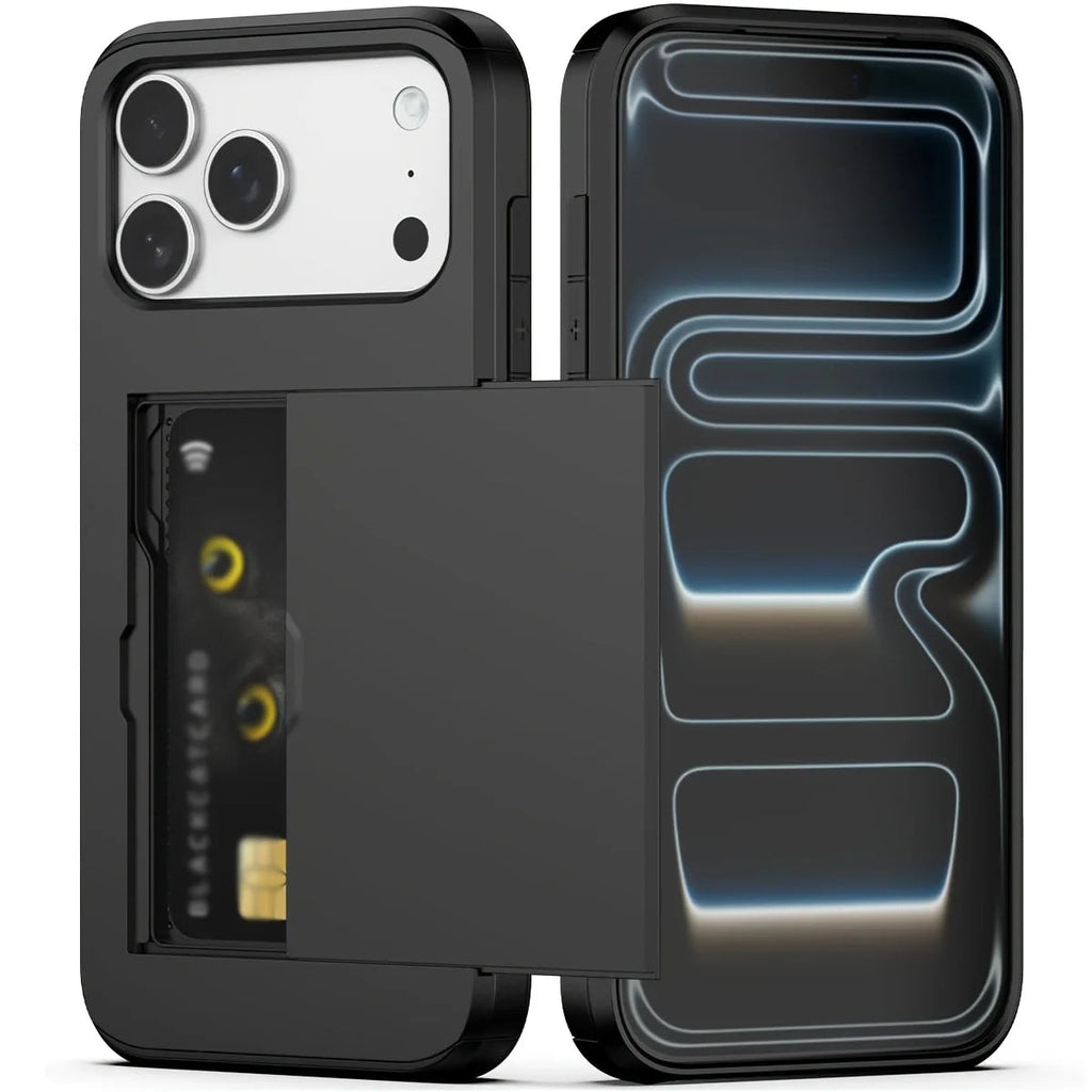 Sliding Card Holder Wallet iPhone Case