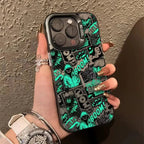 Comic Book Graffiti Glossy iPhone Case