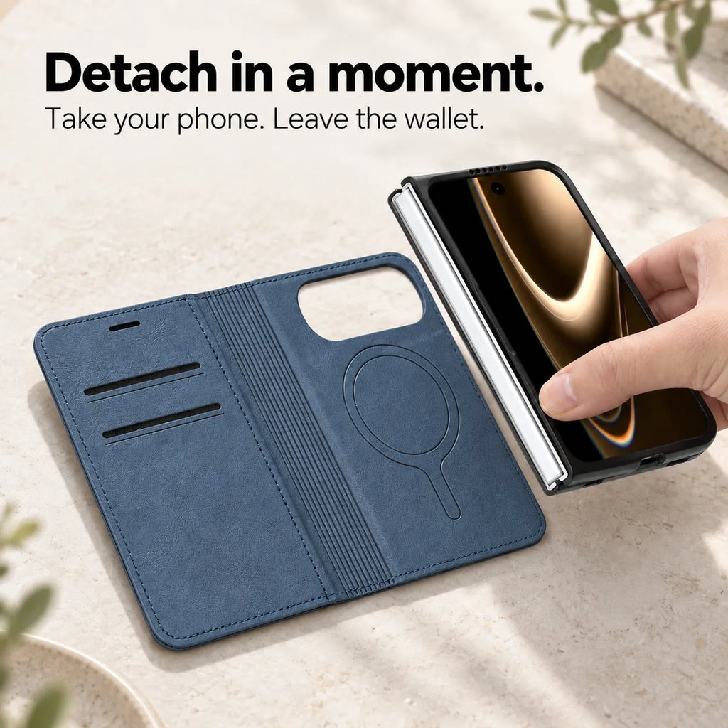 Leather MagSafe iPhone Duo Folio Case