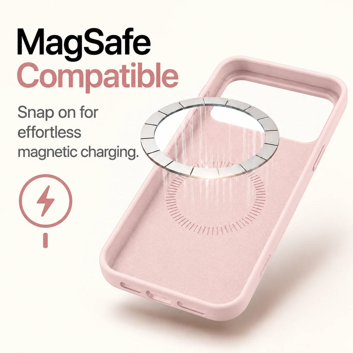 Soft Silicone MagSafe Phone Case