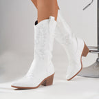 Sierra Western Leather Cowgirl Boots