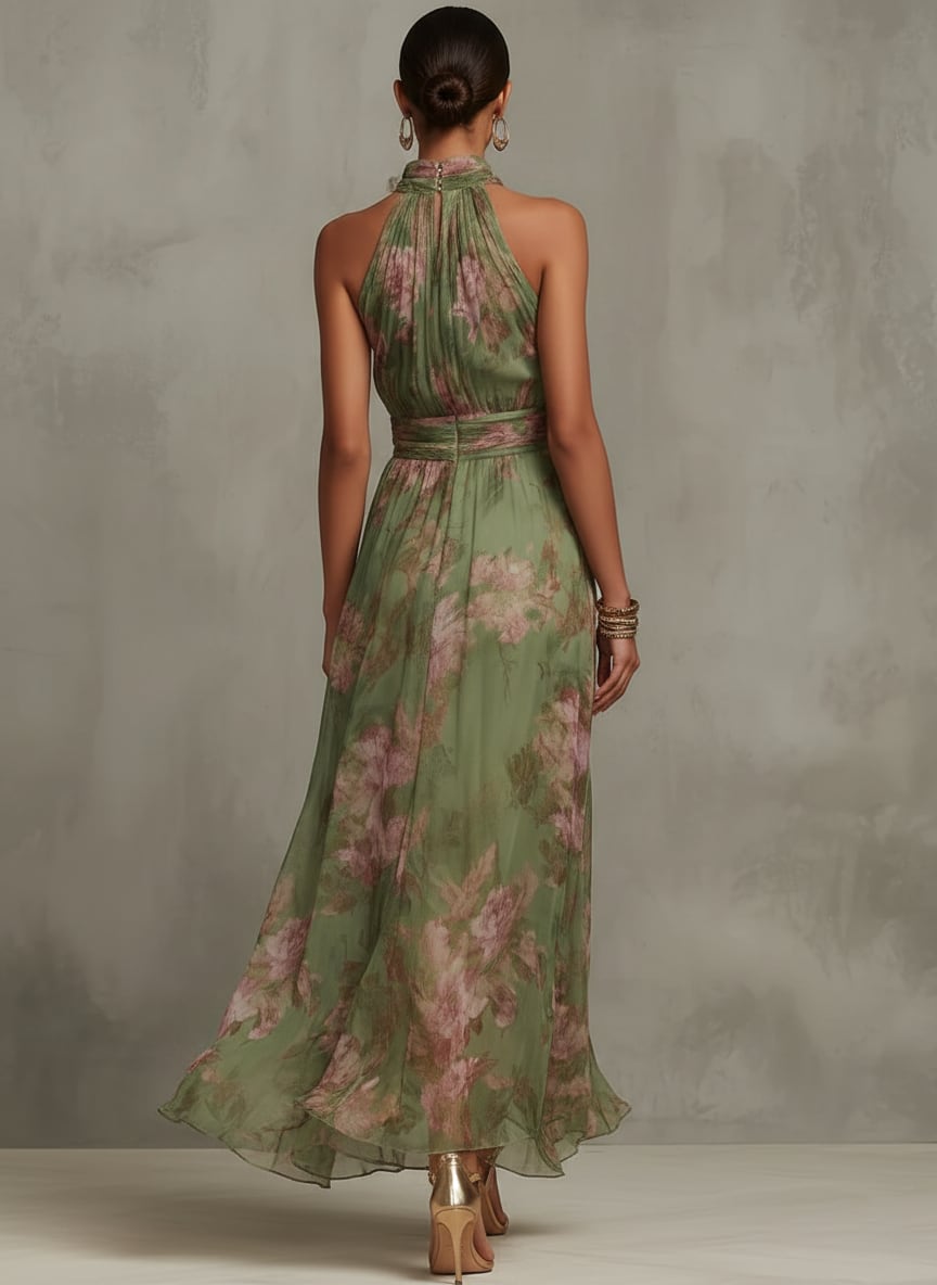 Aminata Floral Halter Maxi Dress_2