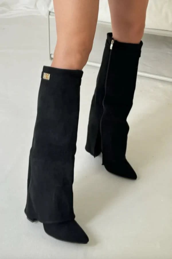 Loes Pointed Toe Knee High Boots_5
