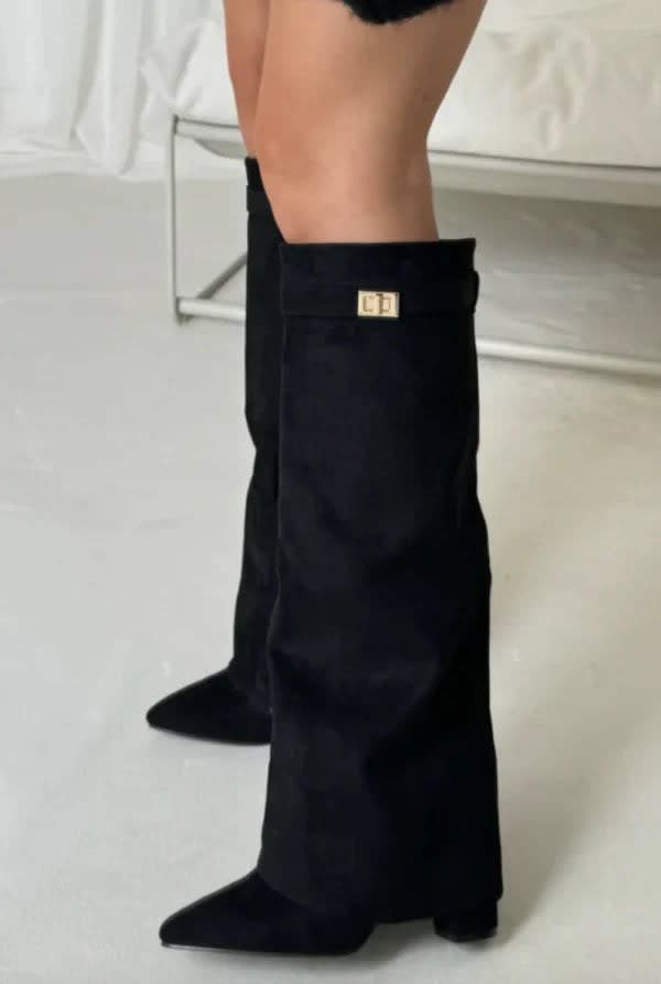 Loes Pointed Toe Knee High Boots_6