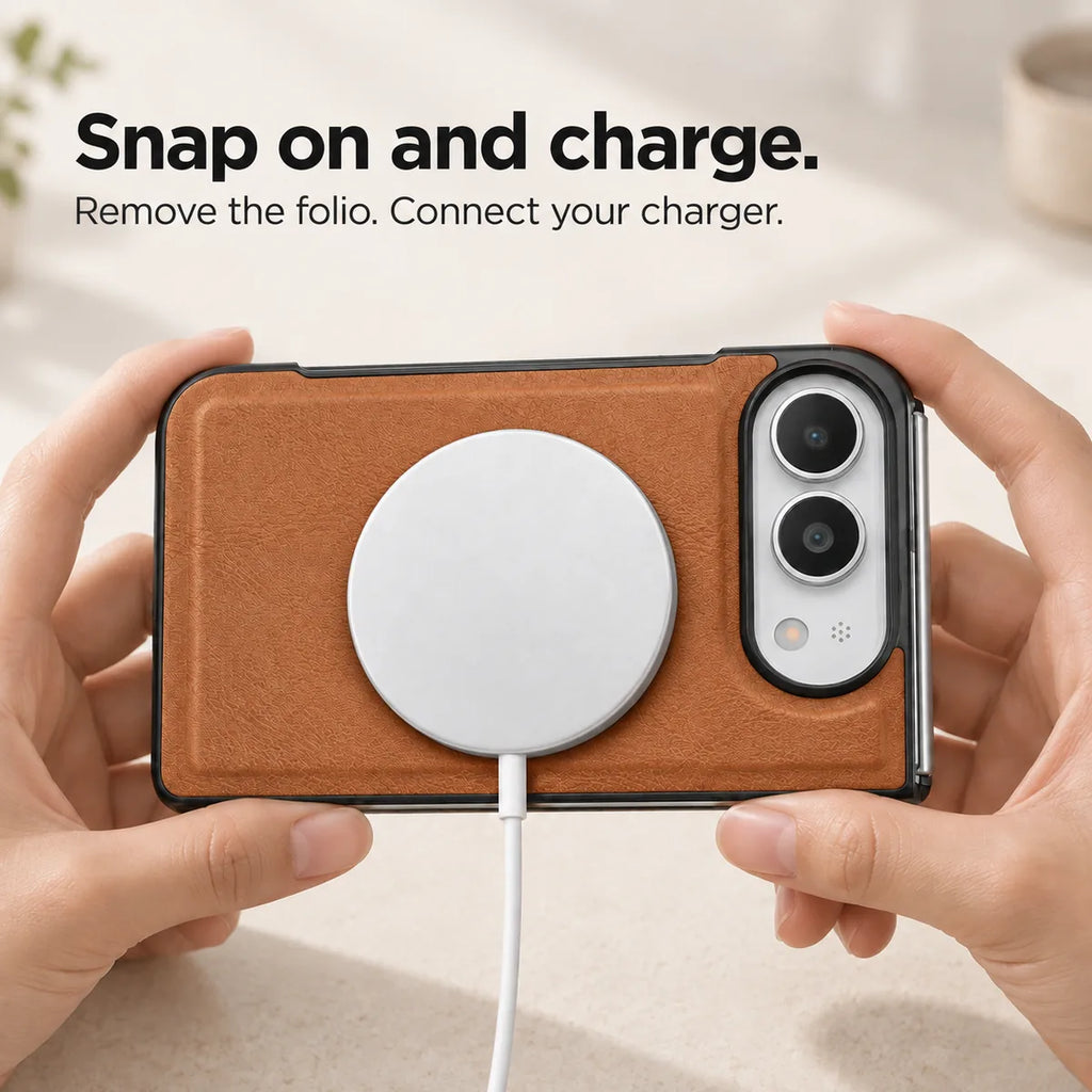 Leather MagSafe iPhone Duo Folio Case