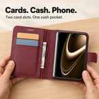 Leather MagSafe iPhone Duo Folio Case