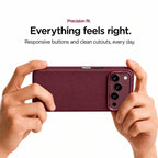Leather iPhone Case with Metal Lens Frame