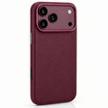 Leather iPhone Case with Metal Lens Frame