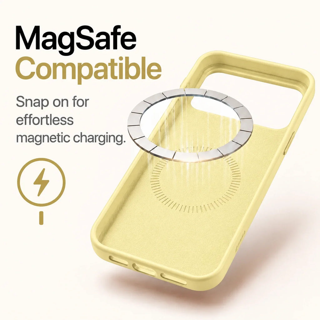 Soft Silicone MagSafe Phone Case